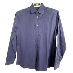 Paul Smith The Byard Men's Shirt 15.5 / 39 Blue Pink Stripe‎ Designer